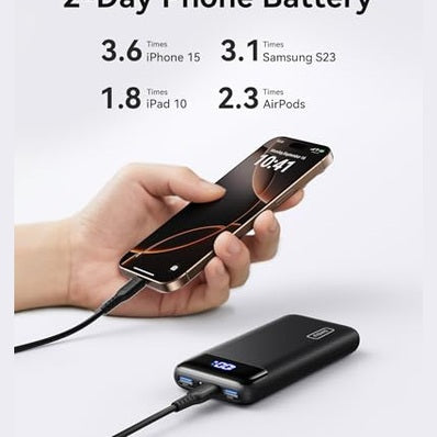 INIU - 20000mAh Fast Charging Portable Power Bank with USB-C Input & Output