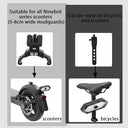 FxinruiA - Remote Control LED Turn Signal for Max G30, Adjustable Direction, Rechargeable Tail Light