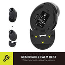Delux - Ergonomic Vertical Mouse with 4 DPI Settings, Wireless USB Receiver