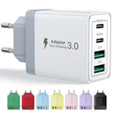 Aioneus 40W Fast USB C Charger - 4 Ports for iPhone & Samsung
