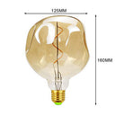 Tianfan - Vintage 4W Dimmable LED Bulb, E27 Base, 125mm Diameter, Antique Style