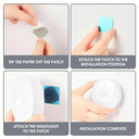 Sowbud - 3 PCS LED Motion Sensor Night Lights, Wireless & Rechargeable, 2 Colors