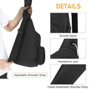 Tactical - Water Resistant MOLLE Sling Bag with Water Bottle Holder & Adjustable Strap