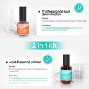Modelones - Nail Primer & Dehydrator 15ML for Strong Adhesion & Long-Lasting Manicure