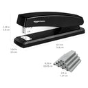 Amazon Basics - Desktop Stapler with 1000 Staples, Holds 210 Staples, Black