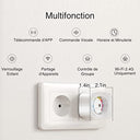 Ghome Smart Wifi Plug - Works With Alexa & Google Home - Space-saving Design