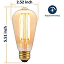 Sinoman - E27 4W Dimmable Filament Bulb | Warm White | 370 Lumens | Industrial Design