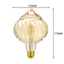 Tianfan - Vintage 4W Warm White LED Bulb, Big Globe Crystal Design, E27 Base