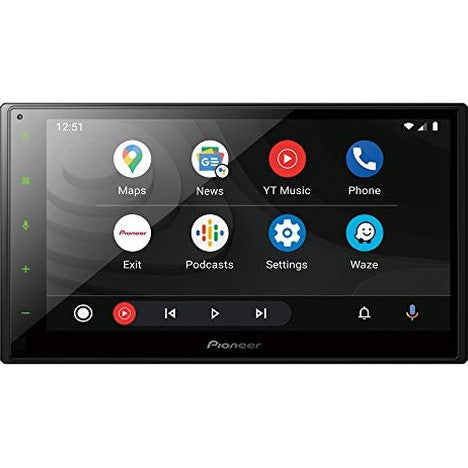 Pioneer - 6.8" 2-DIN Media Receiver With Apple CarPlay, Android Auto & DAB+