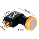 Goaycer - Quad LNB for 4 Participants, Full HD/4K, Weather Protection, Gold-Plated Contacts