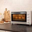 Cecotec - 60L Convection Oven with Rotisserie, 2200W, 12 Functions, Interior Light