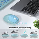 Mofii - Silent Wireless Keyboard and Mouse Combo, Slim Compact Design, 2.4G USB