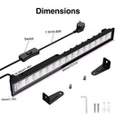 Onforu - Black Light UV LED Bar With EU Plug