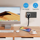 Vutizal - Pack of 2 Travel Adaptor USA Socket, EU to USA Plug, Compact Design