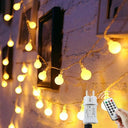 Illuminate your space with Augone 120 LED Warm White Fairy Lights. Perfect for Christmas, weddings, and parties. Ideal for indoor and outdoor decoration.