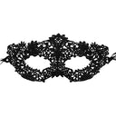 Pretishows - Elegant Black Lace Masquerade Masks for Women, 1-Piece Small