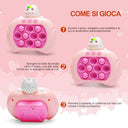 Electronic Pop It - Quick Push Bubble Game, Fidget Toy for Stress Relief, Fun for Kids and Adults, Unicorn Design