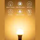 Lepro - Pack of 6 Dimmable E27 LED Bulbs, 8.5W, 806 Lumen, Warm White