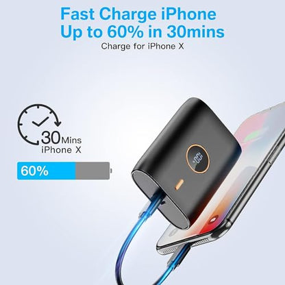Brand Bogseth - Compact 10000mAh PD 22.5W Power Bank with USB-C & LED Display