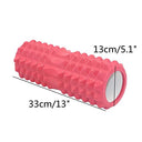 Rysmliuhan - Soft Foam Back Roller for Muscle Relief, 33cm, Purple, Exercise Tool