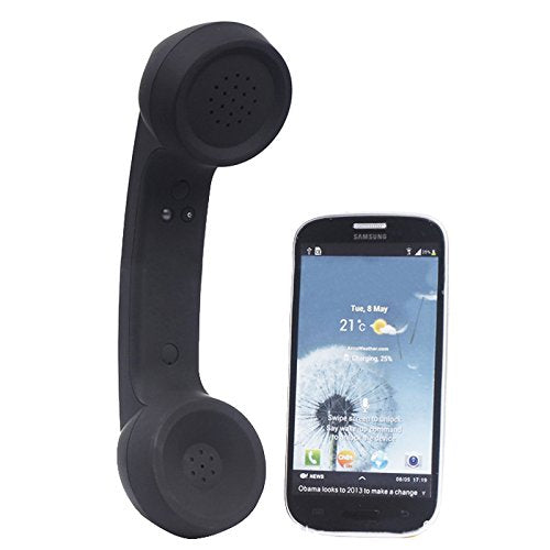 Enjoy-Unique - Retro Wireless Bluetooth Headset with Microphone and Speaker, Compatible with iPhone, Android, and Other Smartphones