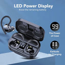 Kt1 - Bluetooth Earbuds with 120hrs Playtime, IPX7 Waterproof, Deep Bass