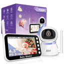 Shop the ObvhnuA Baby Monitor featuring a 4.3" LCD, night vision, temperature alarm, and 2000mAh battery for intelligent baby monitoring. Keywords: baby monitor, night vision, LCD display