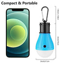 Pemotech - 5 Pcs Tent Lights, 4 LED & 1 RGB, Adjustable Colors, Portable Battery