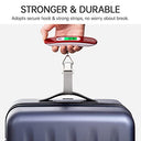 Freetoo - Portable Digital Luggage Scale with Tare Function, 110 lb Capacity