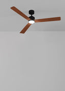 Create Wind Modern L Ceiling Fan with LED Light and Remote