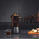 Cecotec - Moking 400 Stainless Steel Coffee Maker, Elegant Design, Dishwasher Safe, Suitable for All Heat Sources