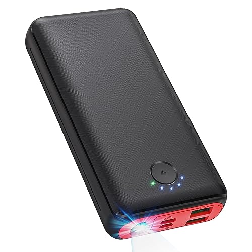 Power Bank - 27000mAh Fast Charging Portable Charger with USB-C and Flashlight