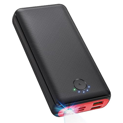 Power Bank - 27000mAh Fast Charging Portable Charger with USB-C and Flashlight