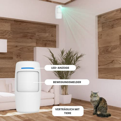 Daewoo - AM301 Alarm Pack With Touch Screen, Pet-Friendly Motion Detector