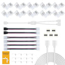 Redtron RGB LED Strip Connector Kit - L Shape & Extension Cable