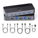 UGREEN HDMI KVM Switch 4K 60Hz - 4 Ports USB 3.0 & USB-C