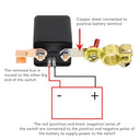 Topiky - Upgraded Car Wireless Remote Disconnect Switch, Anti-Theft, 12V 200A