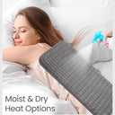 Rintea - Heating Pad for Back Pain Relief, 9 Heat Settings, Auto Shut Off, Machine Washable