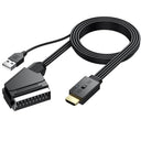 Autoutlet 150 cm Scart to HDMI Converter for HDTV, VCR, and DVD