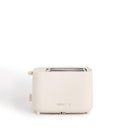 CREATE Off-White Toaster with 6 toasting levels, crumb tray, and safety system