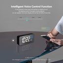 Homvilla - Digital Alarm Clock with Big LED Display, Dual Alarm & USB Charging
