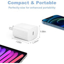 Toocheng - 20W PD USB C Wall Charger with Type C to Lightning Cable, Fast Charging, Apple Certified, 6ft Compatible with iPhone 14/13/12