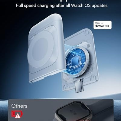 ESR - Qi2 3 In 1 Wireless Charging Station for iPhone, Apple Watch & AirPods
