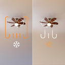 Cecotec Ceiling Fan with EnergySilence Aero 365 in Gold and Wood finish