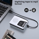 Reshow - Portable Cassette Player with USB C, Built-in Speaker & Headphone Jack
