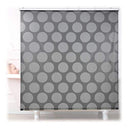 Relaxdays - Water-Repellent Shower Curtain, 160 x 240 cm, Grey