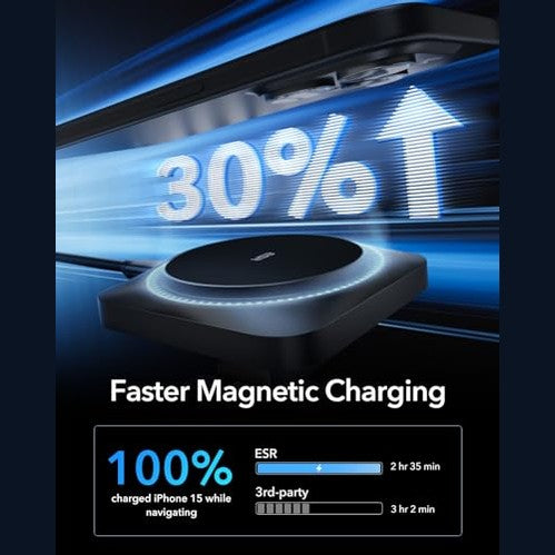ESR - MagSafe Car Mount Charger With CryoBoost, Fast Charging Phone Holder