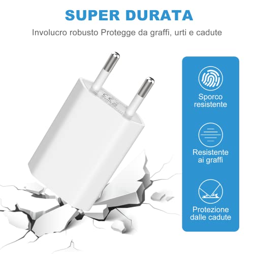 AMZ - iPhone & iPad Charger, 5V 1A USB Charging Cable, Compatible with Multiple Models