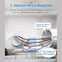 Meross - WLAN Roller Shutter Switch Compatible with HomeKit & Smart Light
