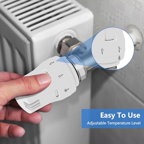 AVCXEC - Thermostatic Radiator Valve Replacement Head, M30 x 1.5, 4 Pieces